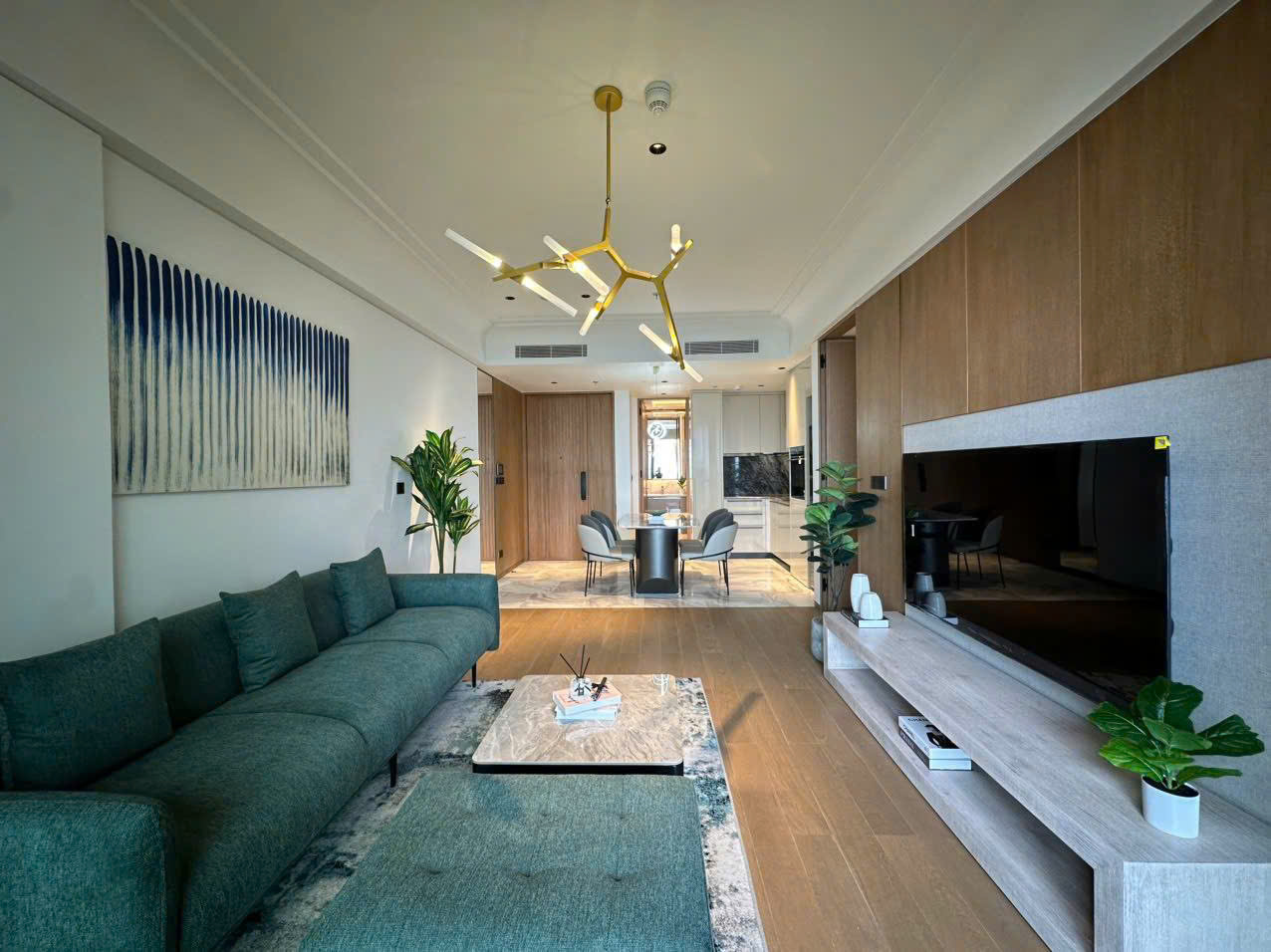 Grand Marina Saigon 2 bedroom corner apartment luxury fully furnished beautiful view with title deed for sale