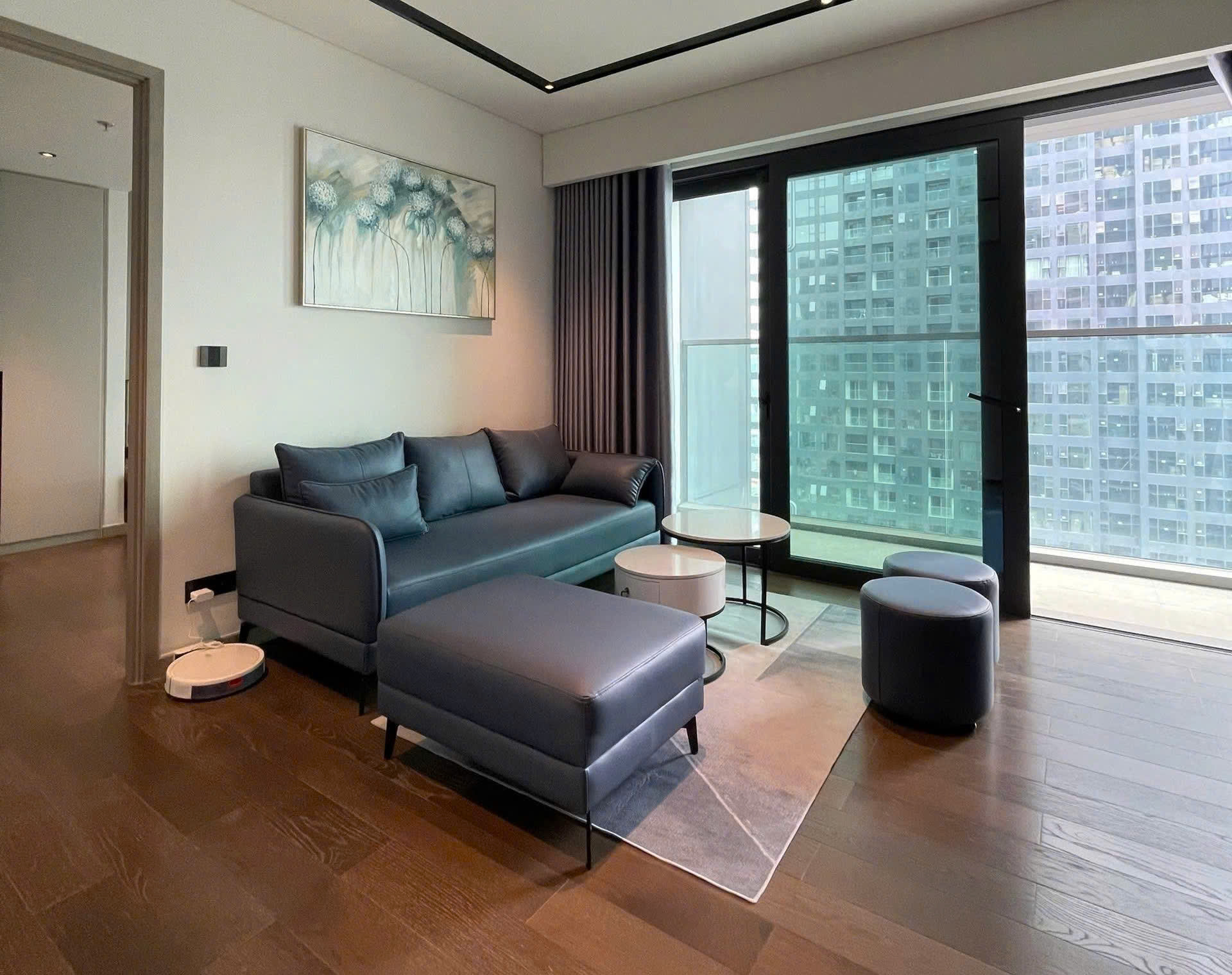 Luxury 1 bedroom apartment for rent at Grand Marina Saigon with river views and premium fully furnished interiors