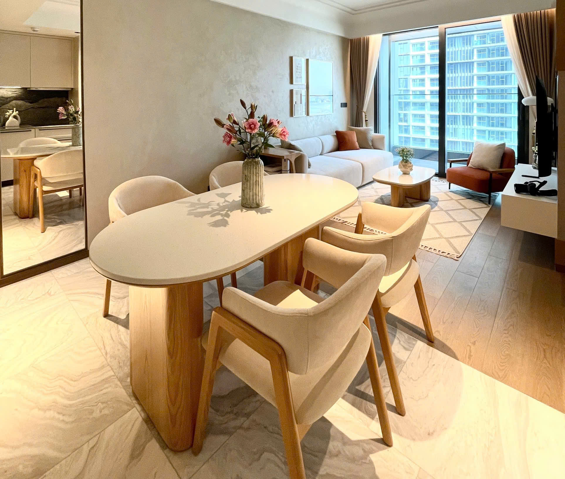  Luxury riverside 2 bedroom residence at Grand Marina Saigon for rent fully furnished