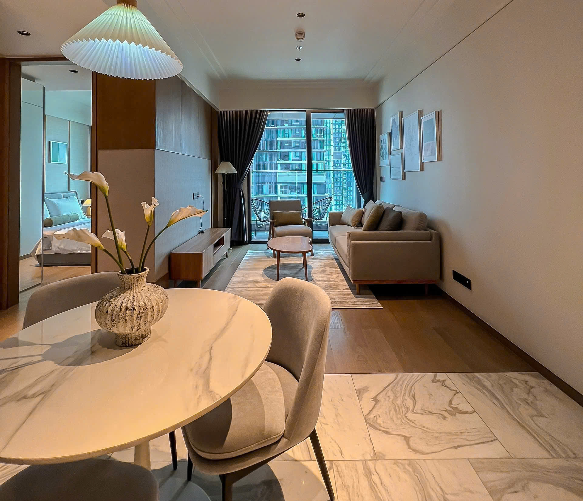 Grand marina Saigon 1 bedroom apartment for rent fully furnished
