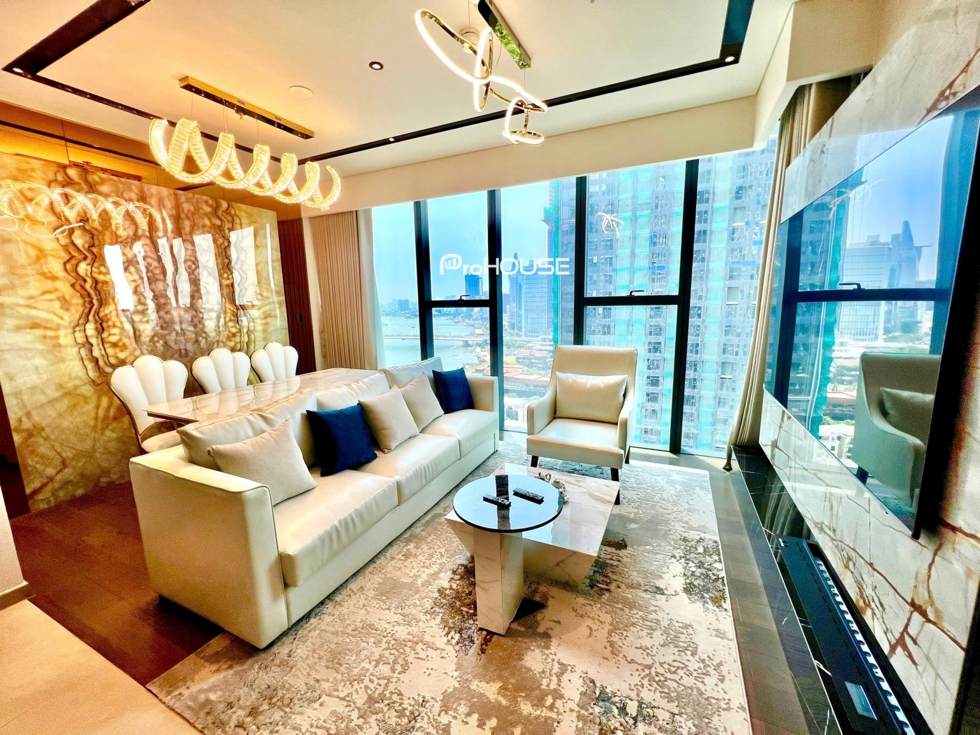 Modern Apartment For Rent in Grand Marina Saigon | 71 sqm | Fully Furnished | Spectacular View