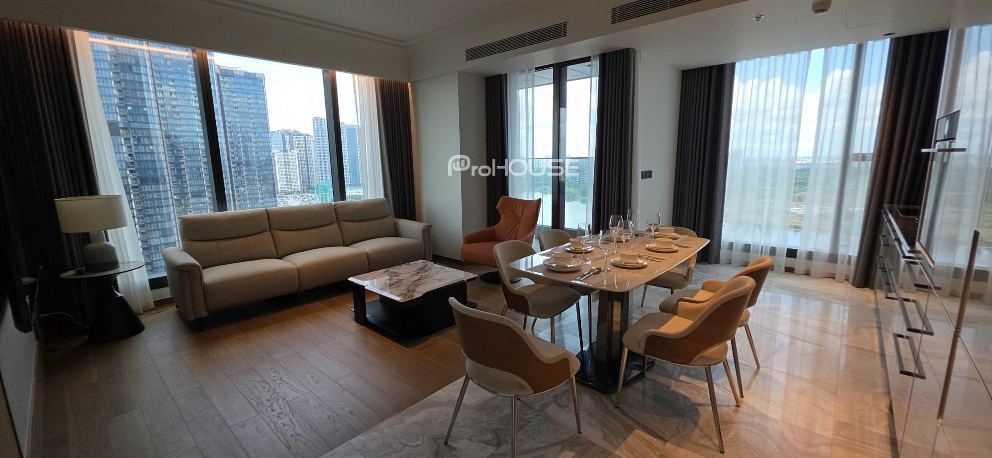 For Rent – Luxury Corner Unit at Grand Marina Saigon – Full Furniture – Nice View