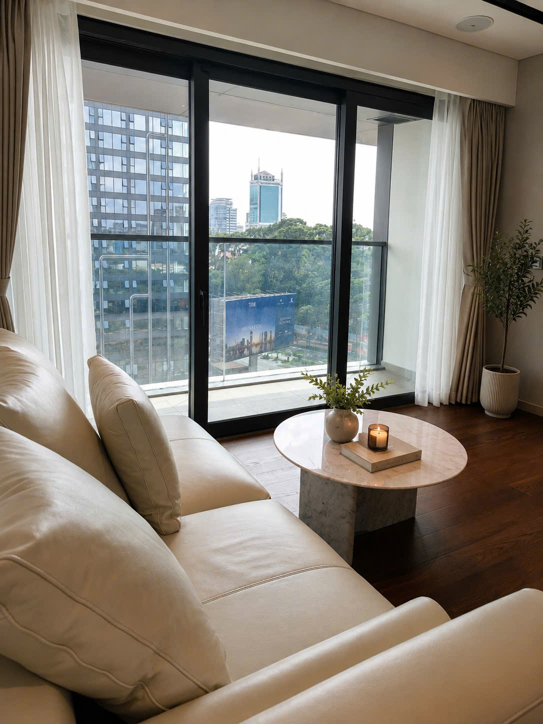 Grand Marina Saigon 1 bedroom apartment for rent fully furnished with modern interiors