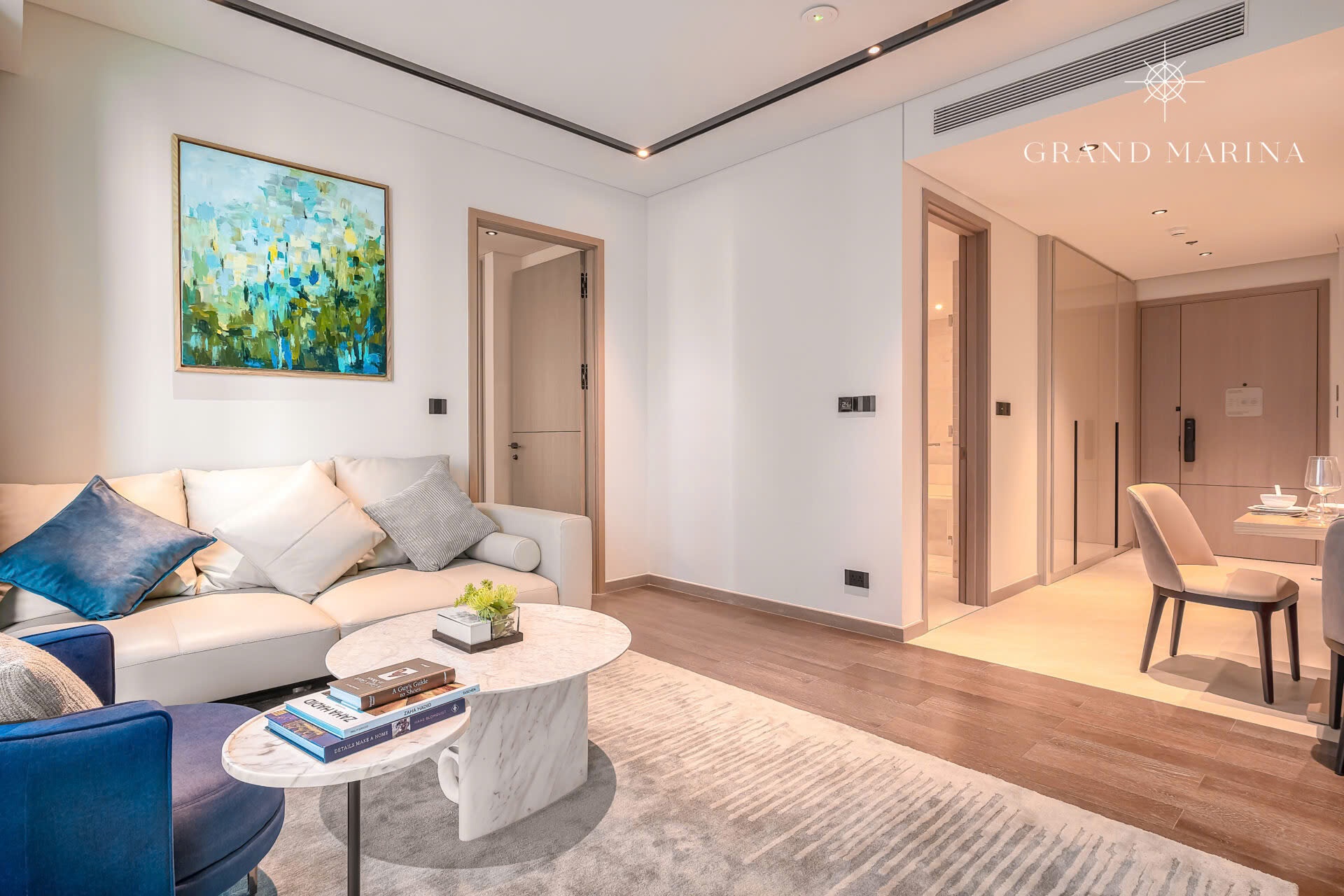 Cho thuê căn hộ 1 phòng ngủ hiện đại tại Grand Marina Saigon với thiết kế đẹp