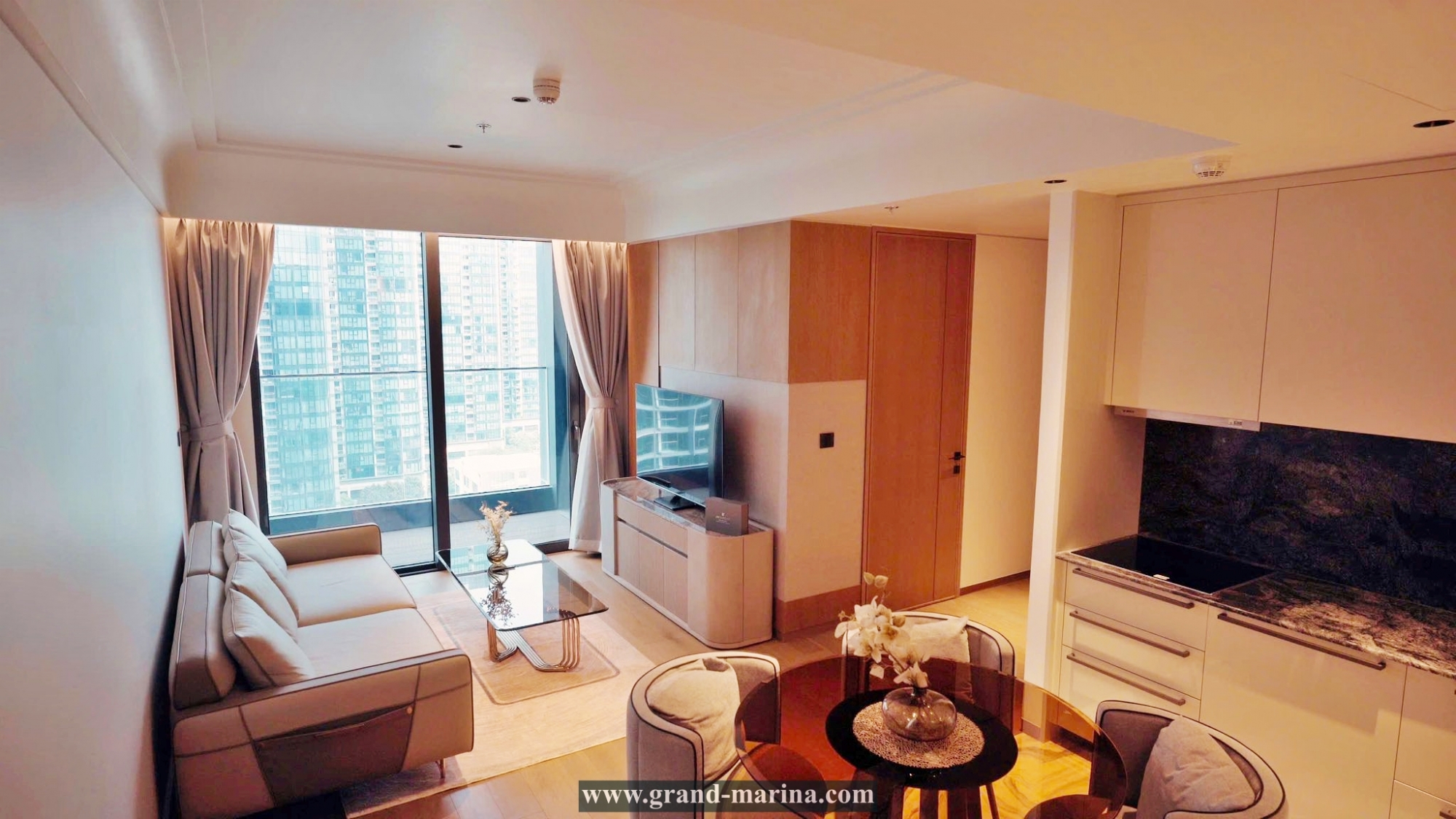 For Rent: Marriott Apartment at Grand Marina Saigon - 88m2 - 3200 usd/month